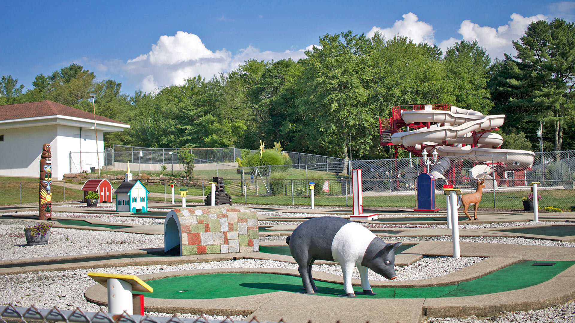 Mini Golf with Waterslides